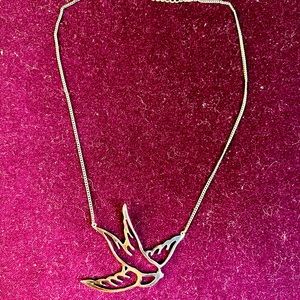 Chrome Swallow necklace